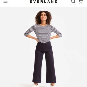 Everlane The Wide Leg Crop Pant